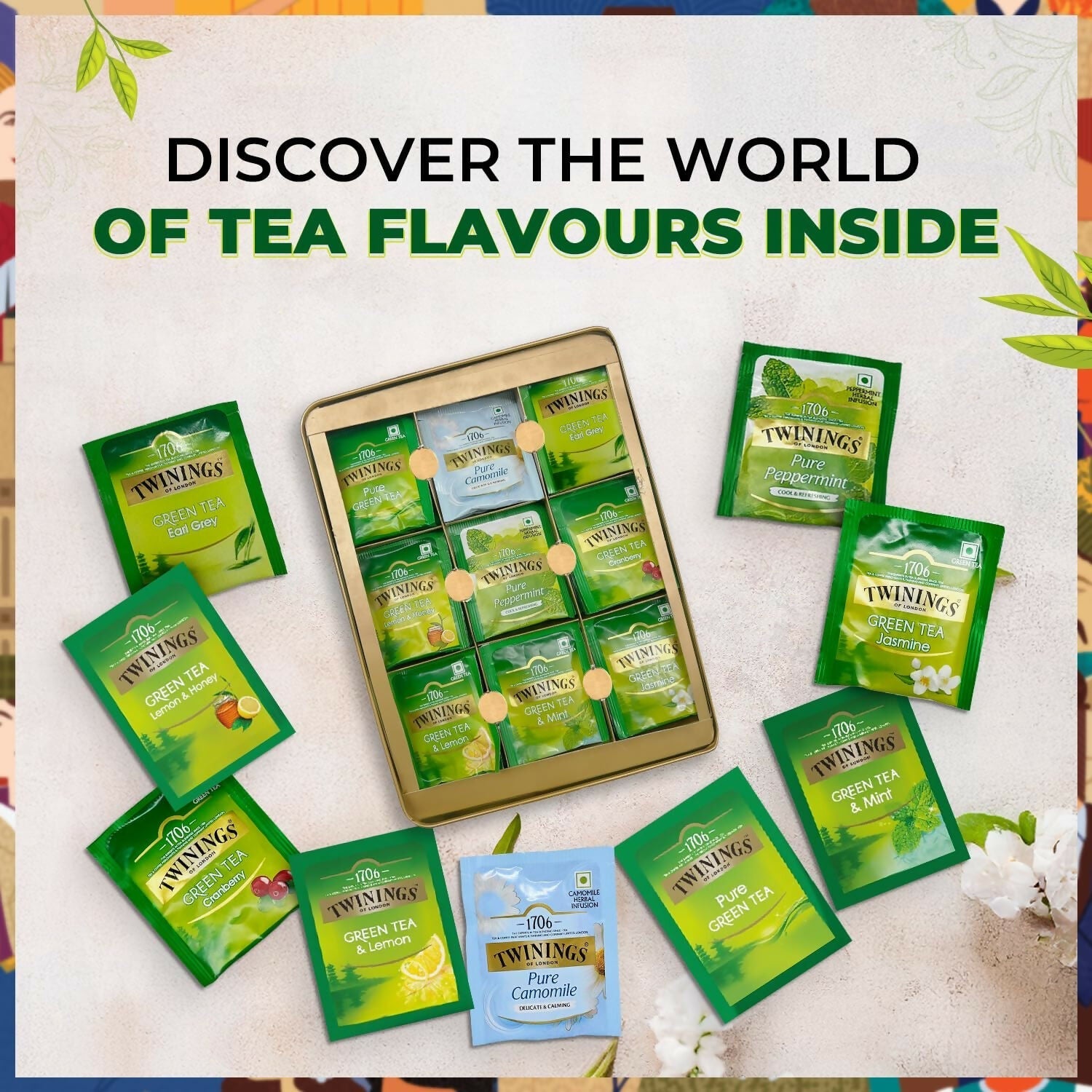 Twinings The Tea Moment Collection Assortment Tea Gift Set 