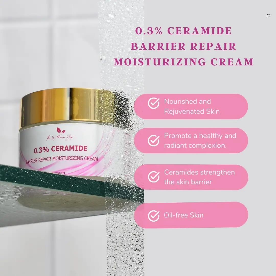 The Wellness Shop 0.3% Ceramide Moisturizer Cream  Grab2Buy The Wellness Shop Grab2Buy