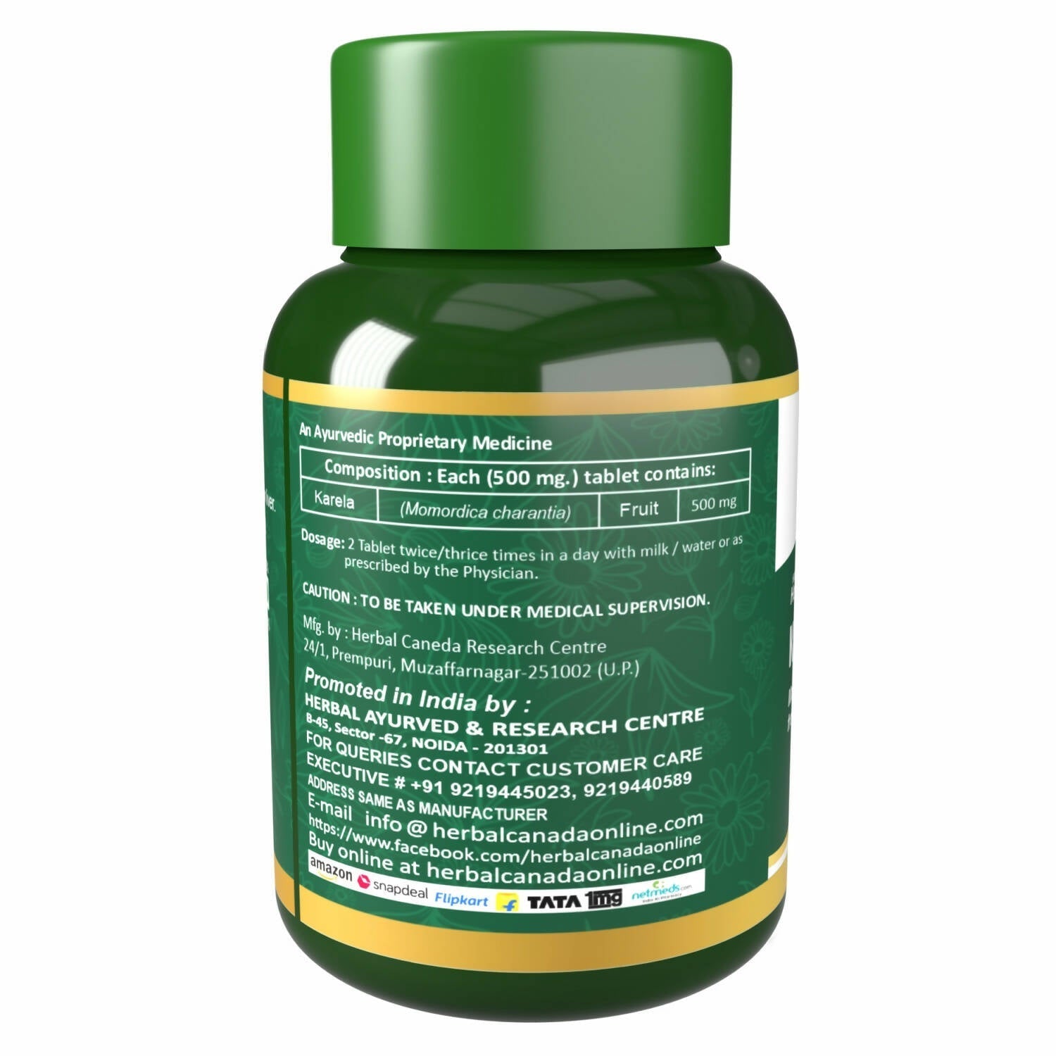 Herbal Canada Karela Tablets 