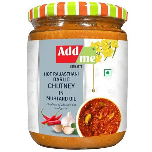 Add Me Hot Rajasthani Garlic Chutney In Mustard Oil - Grab2buy