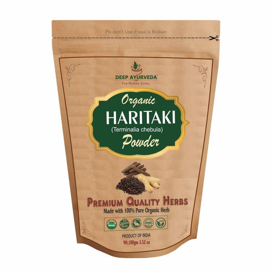 Deep Ayurveda Organic Haritaki Powder 