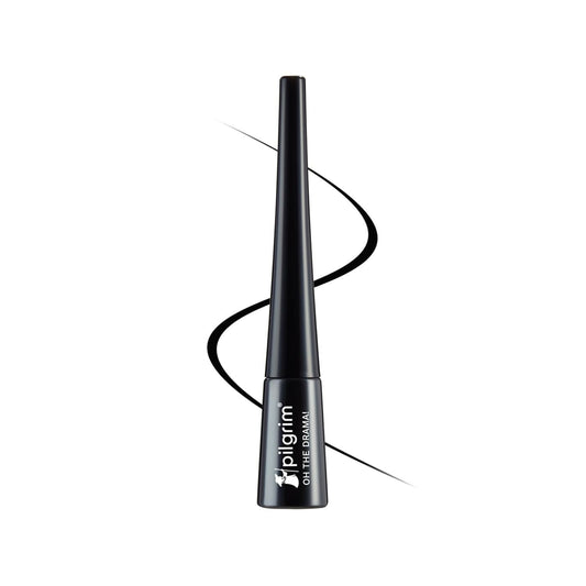 Pilgrim Metallic Eyeliner Black Scandal, Long Lasting & Smudge Proof Enriched With Argan Oil - Grab2buy