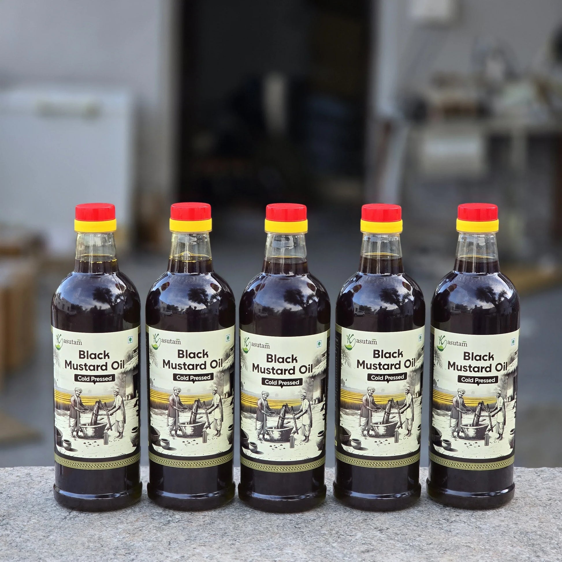 Kasutam Cold Pressed Black Mustard Oil