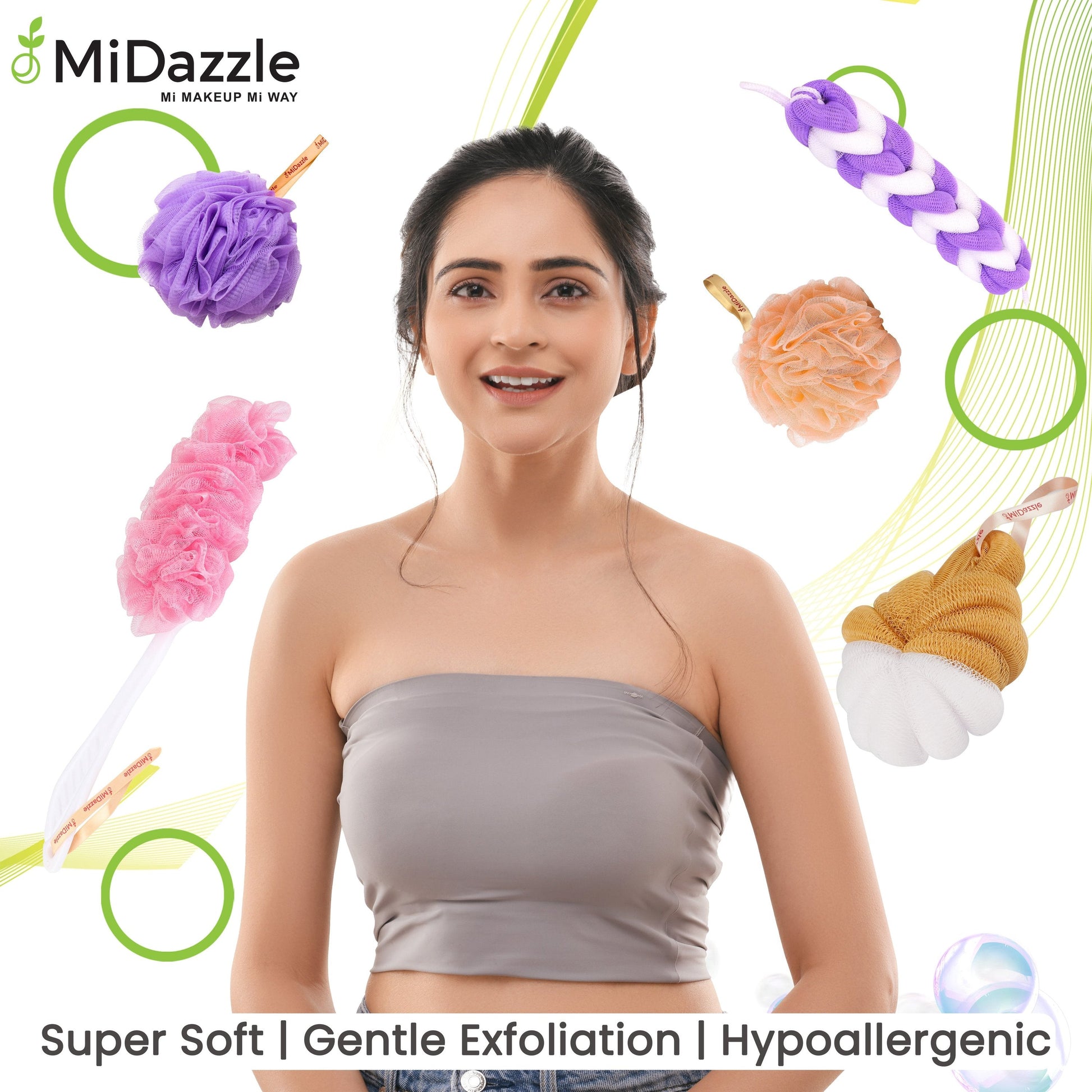 MiDazzle Bath Loofah-M MINL6007
