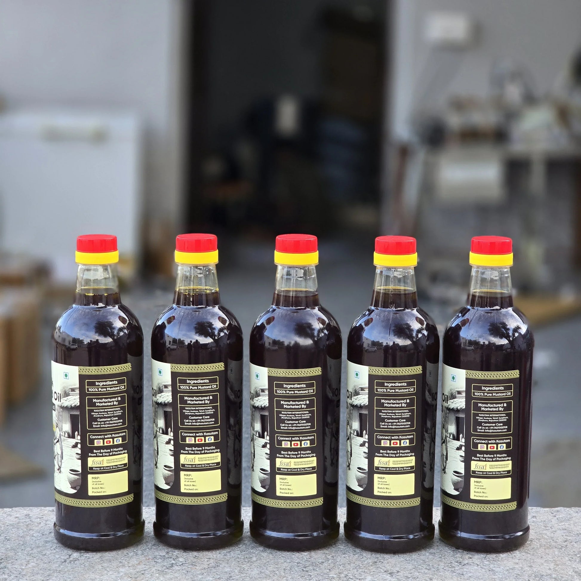 Kasutam Cold Pressed Black Mustard Oil