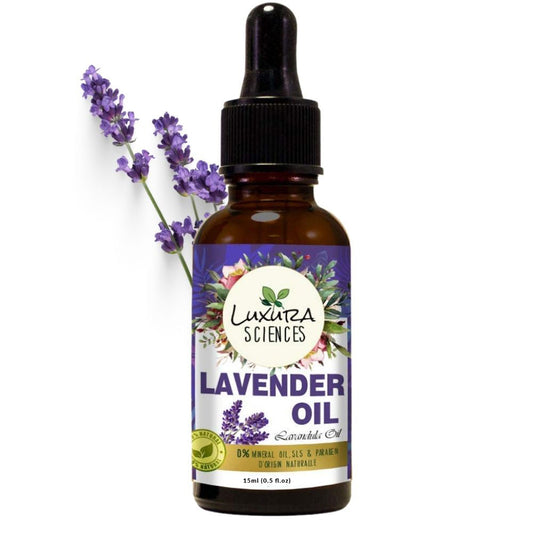 Luxura Sciences Pure and Natural Undiluted Therapeutic Grade Organic Lavender Essential Oil Perfect for Aromatherapy 