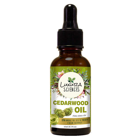 Luxura Sciences Organic Cedarwood Essential Oil 