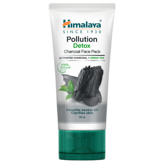 Himalaya Herbals Pollution Detox Charcoal Face Pack - Grab2buy