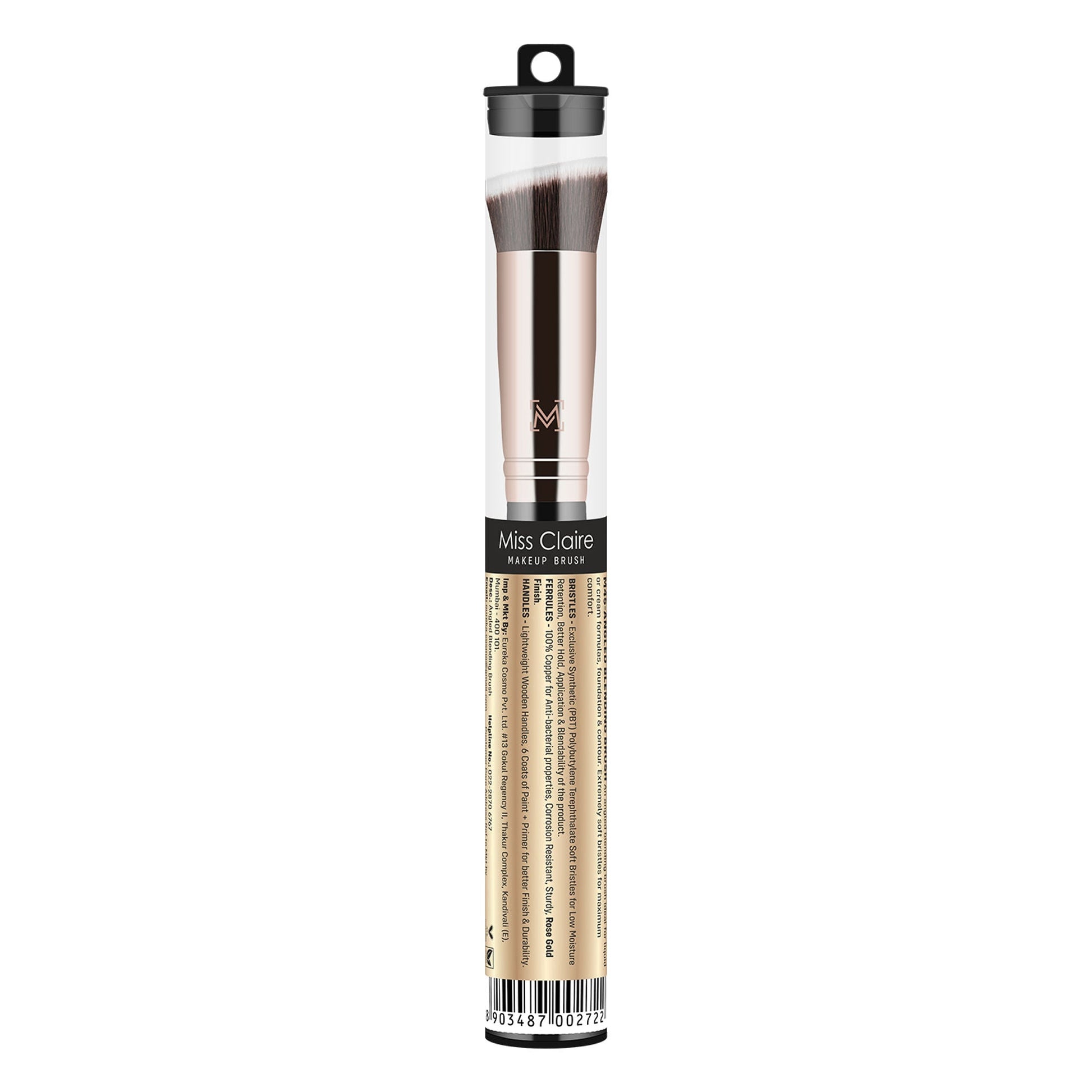 Miss Claire M45 - Angled Blending Brush - Rose Gold