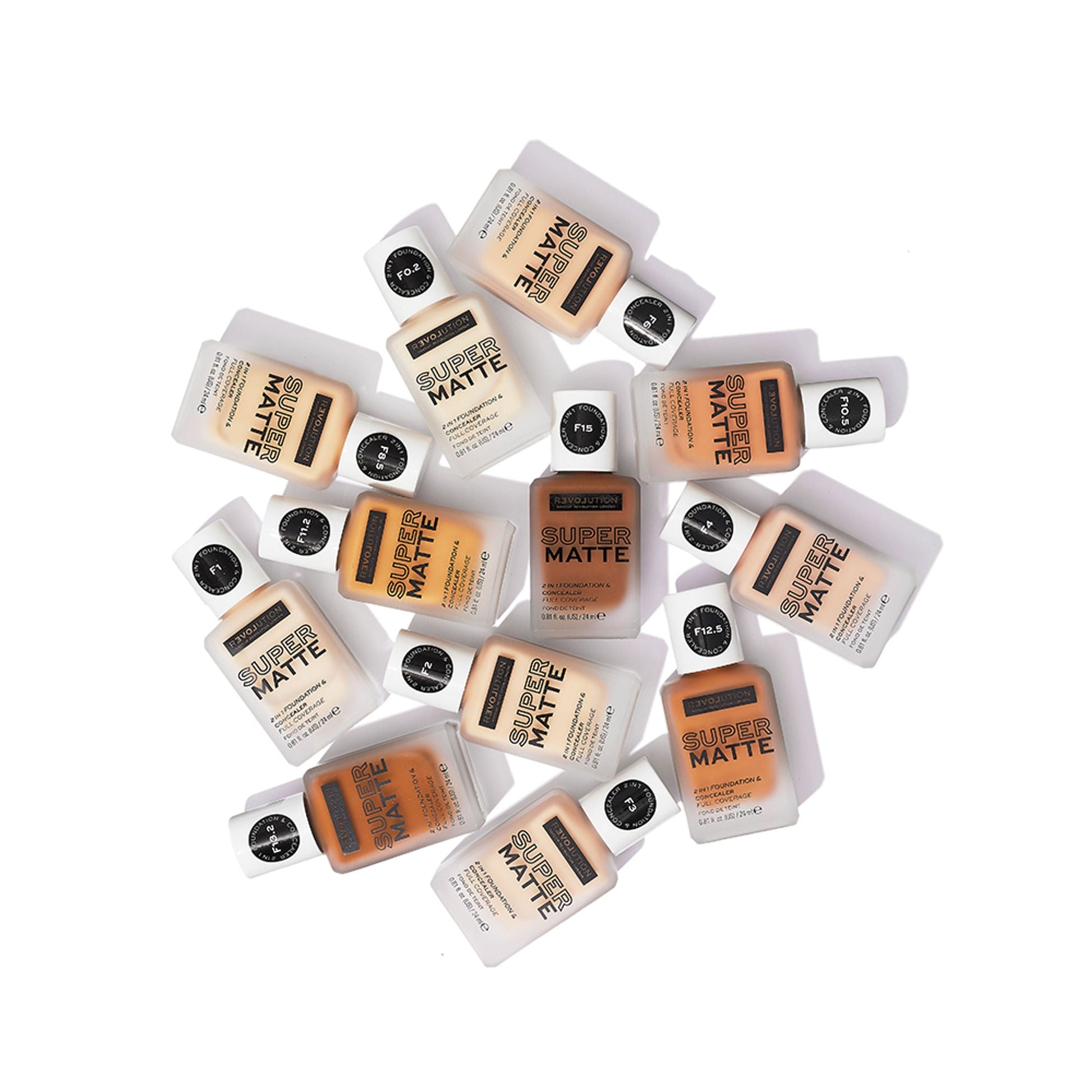Makeup Revolution Relove Supermatte Foundation - F12-5