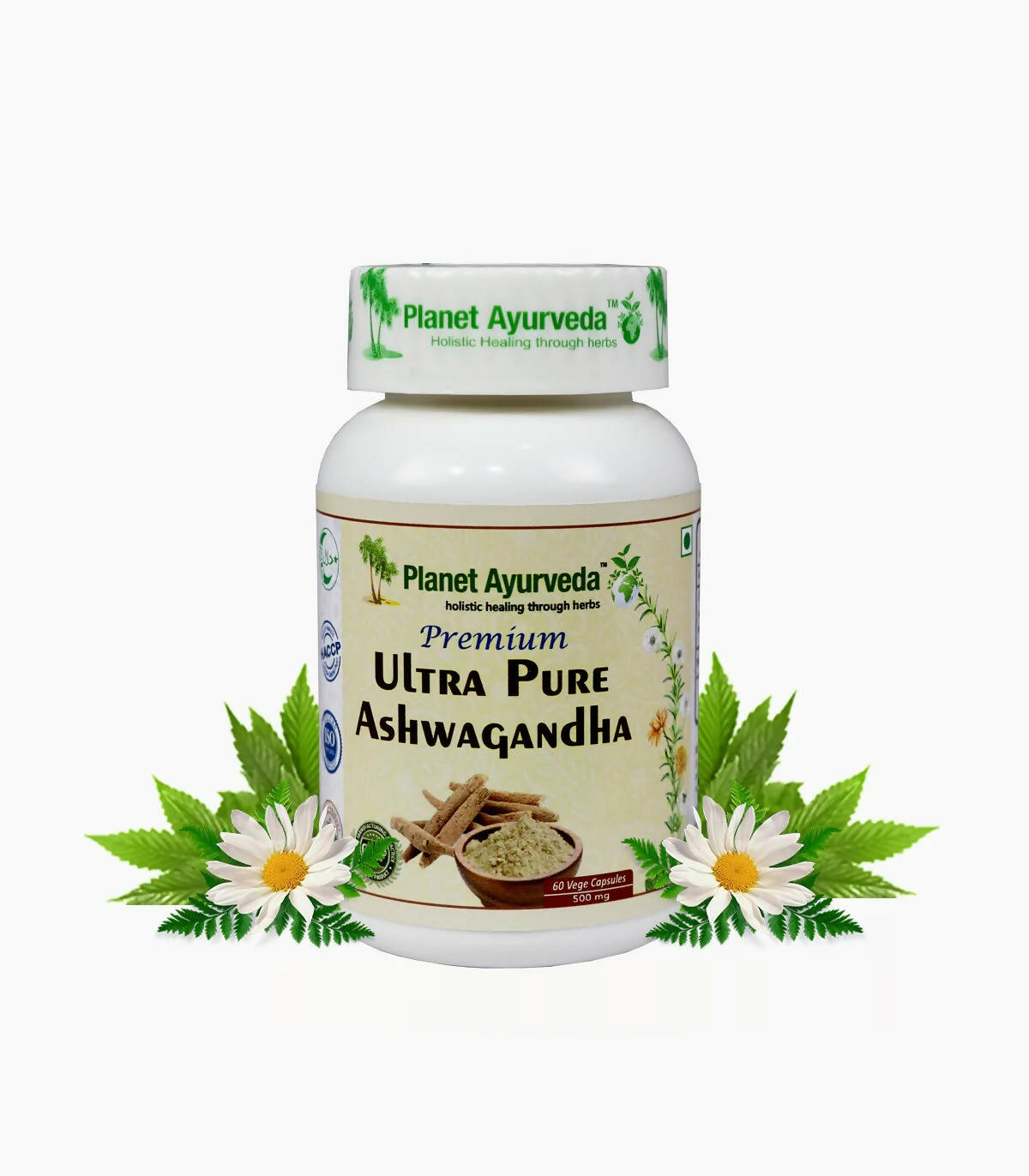 Planet Ayurveda Premium Ultra Pure Ashwagandha Capsules - Grab2buy