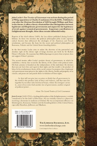 Two Treatises of Government by Locke, John  Grab2Buy Generic Grab2Buy