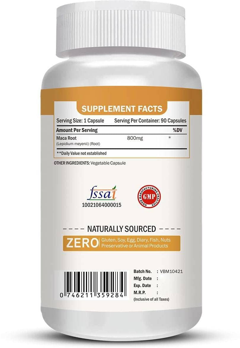 Vokin Biotech Maca Root Extract 800mg For Energy, Strength & Reproductive Health  Grab2Buy Vokin Biotech Grab2Buy