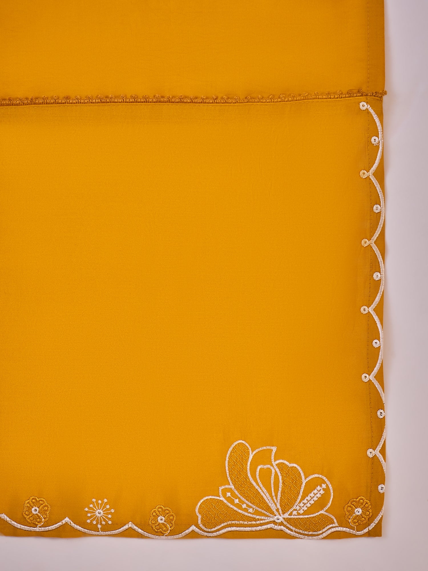 Joban Fashion Yellow Silk Embroidery Readymade Kurta Set