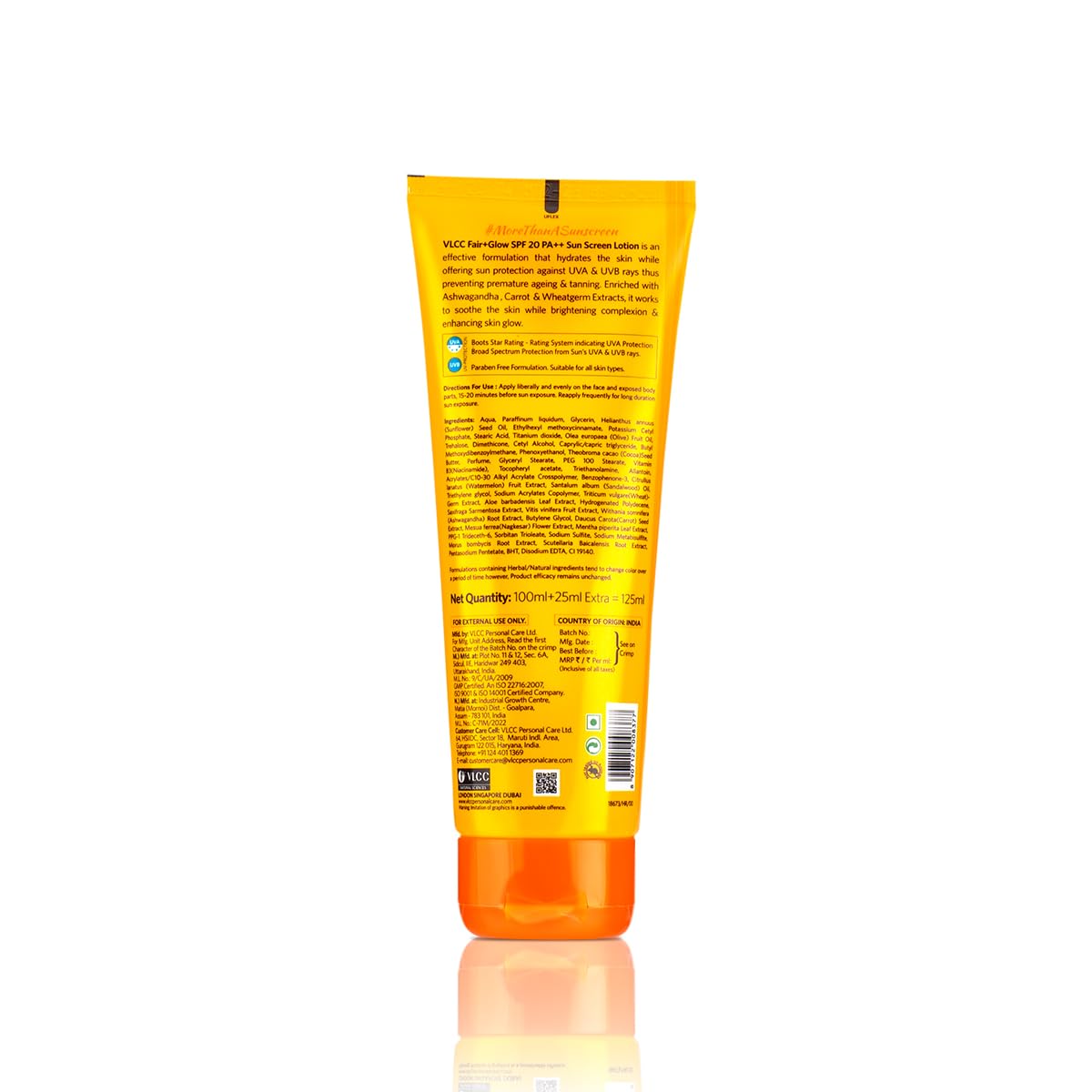 VLCC Fair+Glow Sun Screen Lotion SPF 20 PA++  Grab2Buy VLCC Grab2Buy