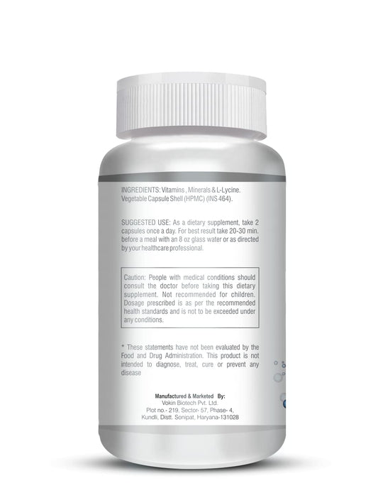 Vokin biotech Women - Multi-Vit Daily - 13 Vitamins & 10 Minerals -Support Boost Energy & Vitality- 767mg Capsules  Grab2Buy Vokin Biotech Grab2Buy