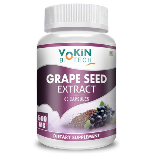 Vokin Biotech Grapes Seed Extract Support Immune System and Antioxidant Supplement 95% Polyphenols  Grab2Buy Vokin Biotech Grab2Buy