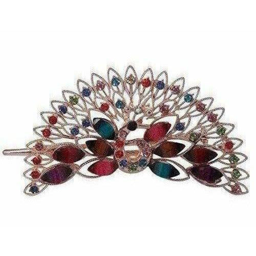 Peacock Hair Band / Hair Clip