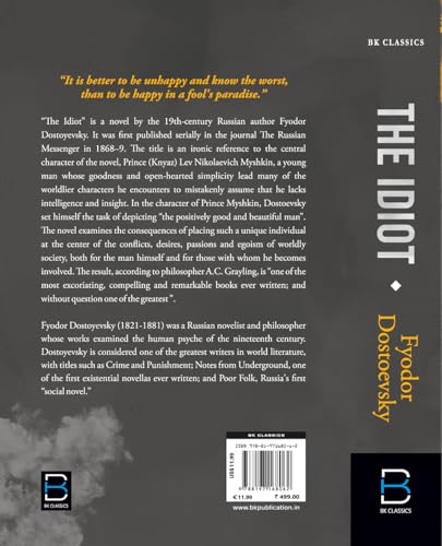 THE IDIOT by Fyodor Dostoevsky  Grab2Buy Generic Grab2Buy