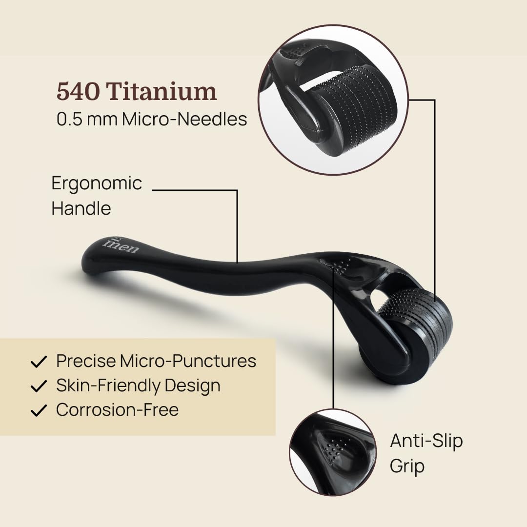 ForMen Derma Roller for Hair Growth For Scalp, Beard 