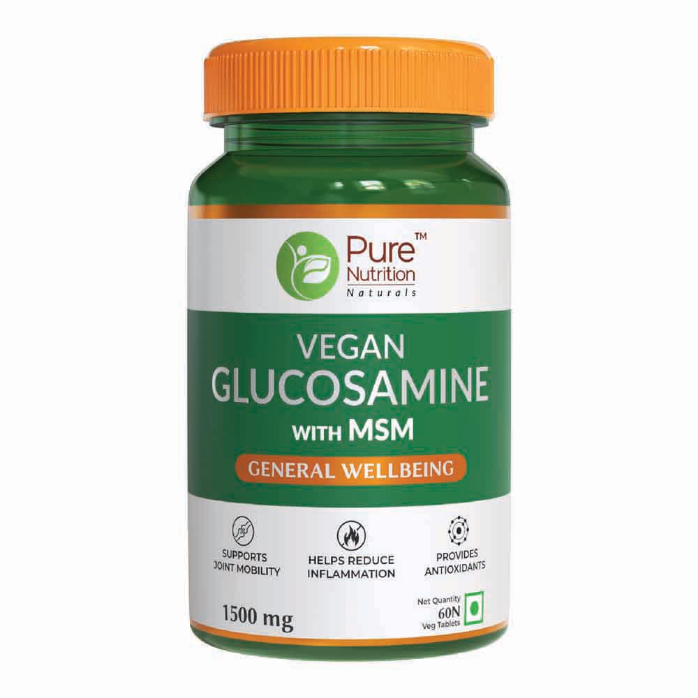 Pure Nutrition Vegan Glucosamine with MSM Veg Tablets 