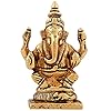 Estele Gold-Polished Antique Divine Ganesh Idol Estele Accessories