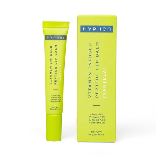 Hyphen By Kriti Sanon Vitamin Infused Peptide Lip Balm - Vanilla, for Dry & Chapped Lips, Hydrating & Moisturizing Balm - Grab2buy