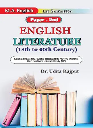 English Literature- M.A. 1st Semester Paper-2nd (18th to 20th Century)      Paperback – 22 September 2024