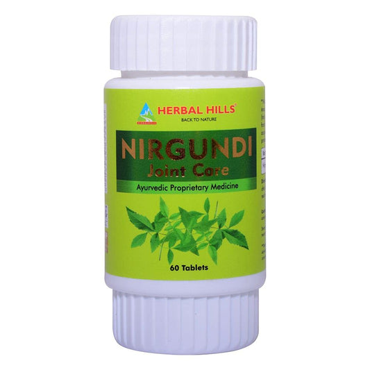 Herbal Hills Nirgundi Joint Care Tablets - 60 Tablets 