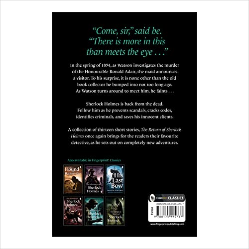 The Return of Sherlock Holmes by Sir Arthur Conan Doyle  Grab2Buy Generic Grab2Buy