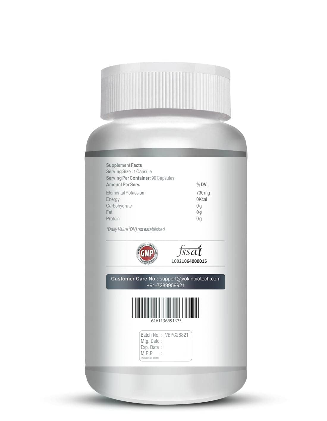 Vokin Biotech Potassium Citrate 730mg Capsules  Grab2Buy Vokin Biotech Grab2Buy