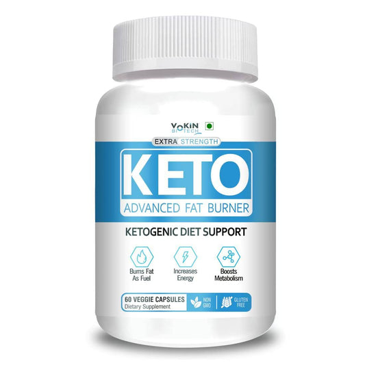 Vokin Biotech Keto Capsules Advance Weight Loss Fat Burner Supplement with (Green Tea + Garcinia Cambogia + Green Coffee) Extract Capsules  Grab2Buy Vokin Biotech Grab2Buy