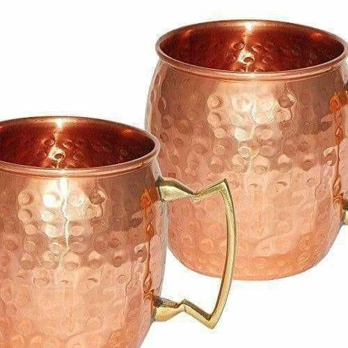 Drinkware Copper Mugs Set of 2 - Grab2buy