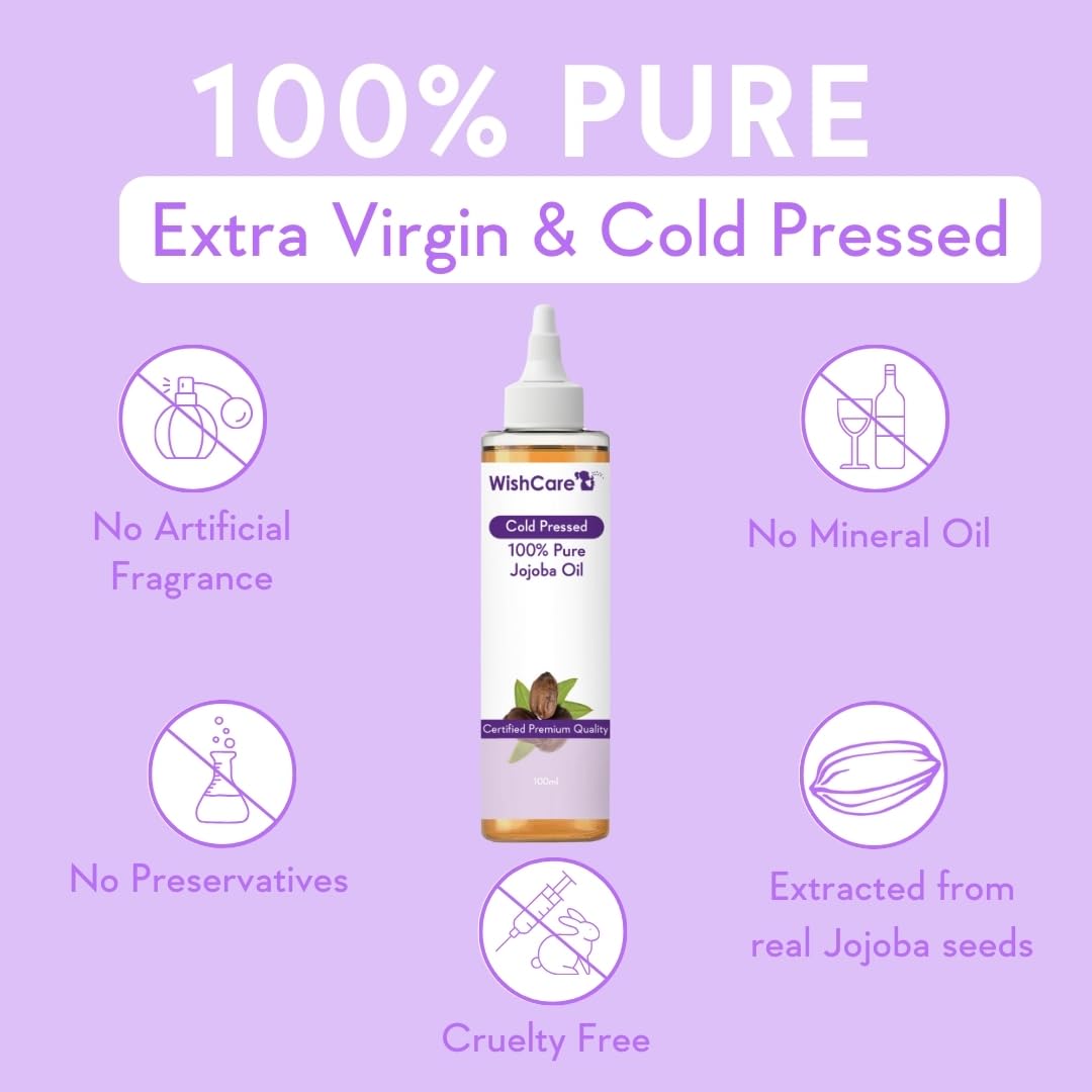 Wishcare 100% Pure Cold Pressed Jojoba Oil  Grab2Buy Wishcare Grab2Buy