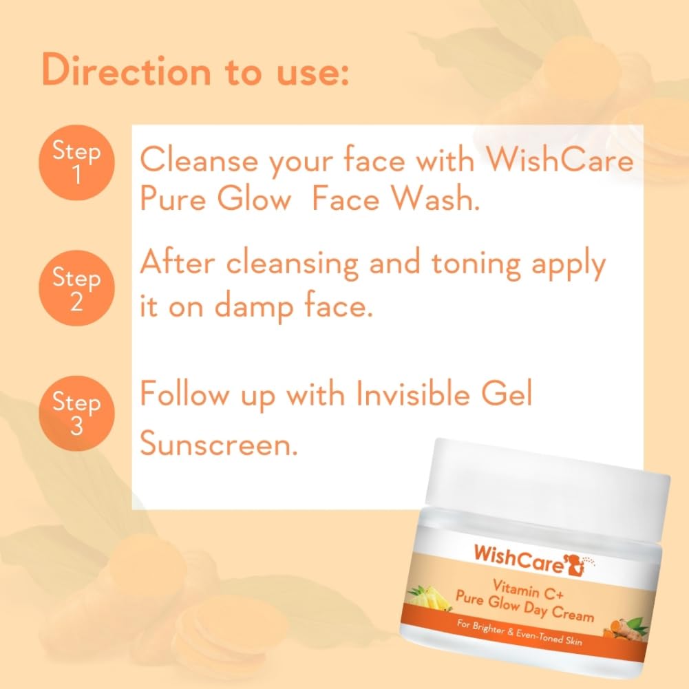 Wishcare Vitamin C+ Pure Glow Face Cream  Grab2Buy Wishcare Grab2Buy