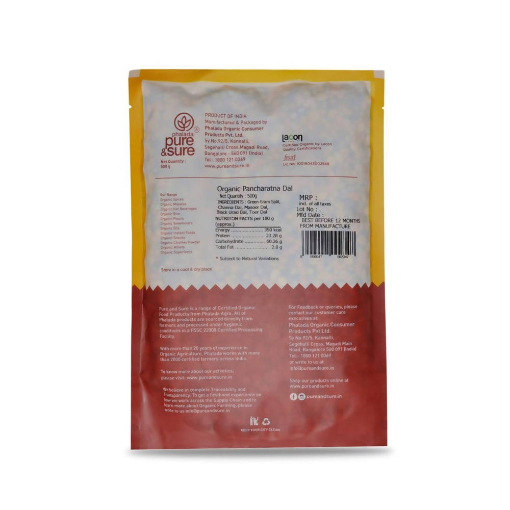 Pancharatna Dal Organic Pulses