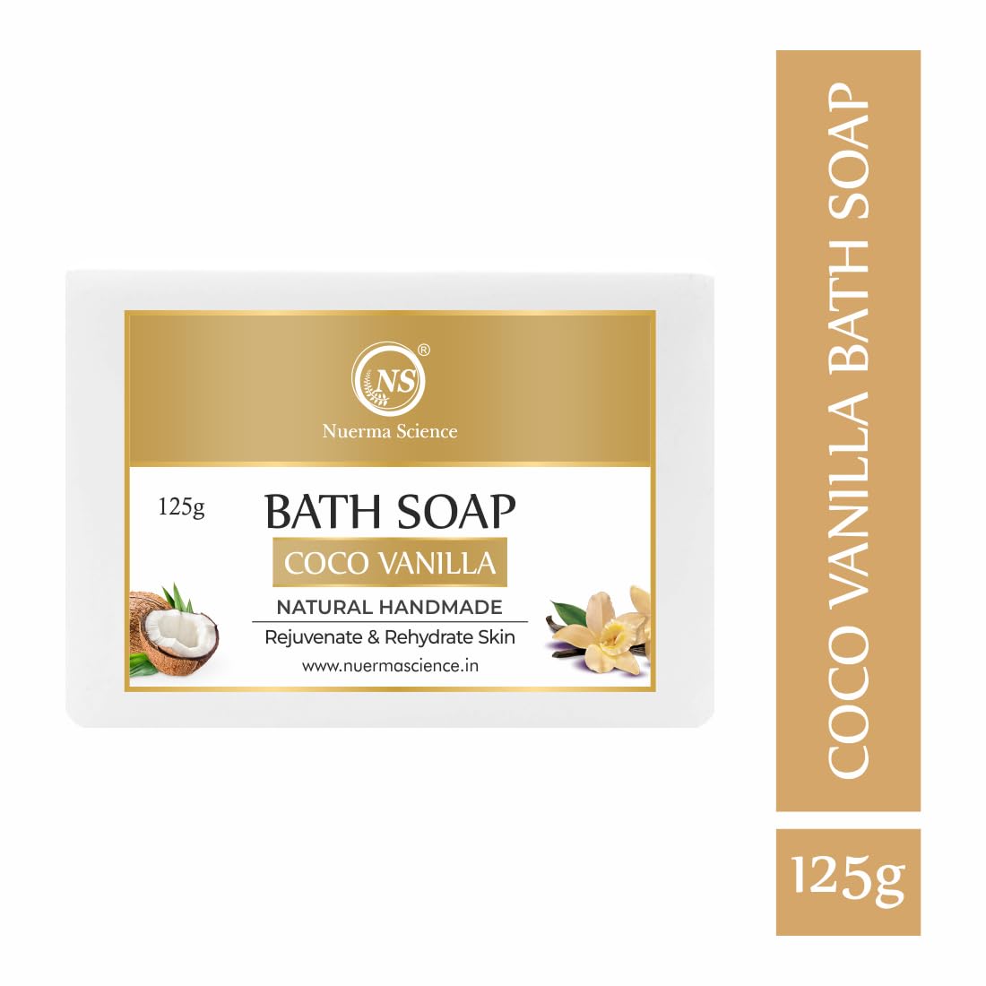 Nuerma Science Coco Vanilla Bath Soap | Rejuvenate & Rehydrates Skin 