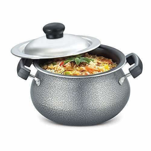 Prestige Omega Handi with Lid  Black - Grab2buy