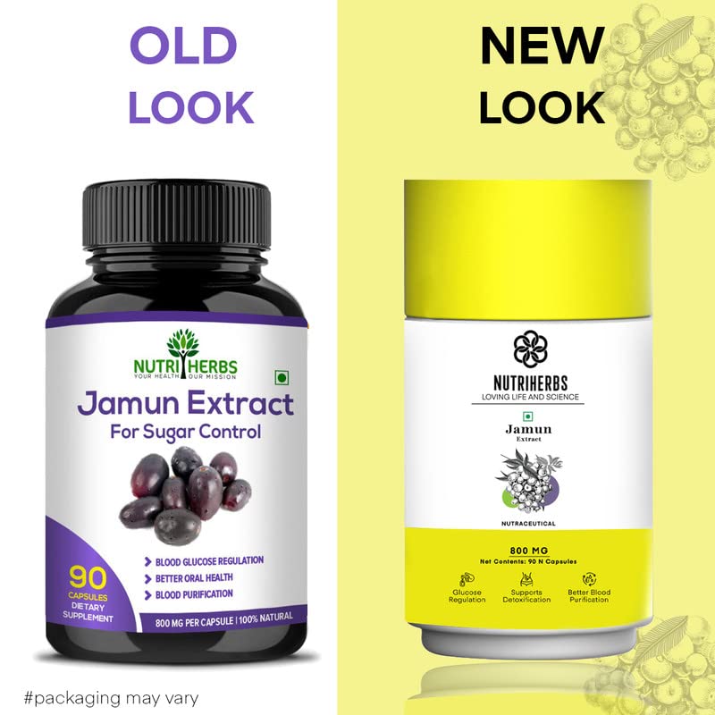 Nutri Herbs Organic Jamum Extract For Sugar Control Capsules