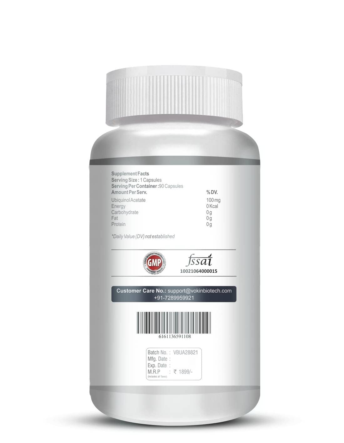 Vokin Biotech Ubiquinol - Acetate – Support Heart Health  Grab2Buy Vokin Biotech Grab2Buy