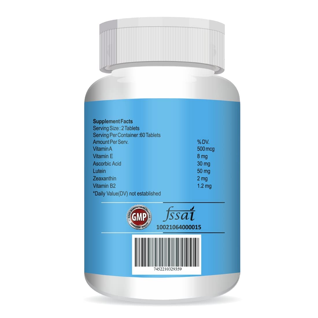 Vokin Biotech Topviz Eye Care Supplement To Improve Vision, Blue Light & Digital Guard (Lutein, Zeaxanthin)  Grab2Buy Vokin Biotech Grab2Buy