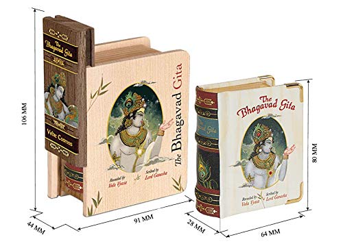 The Bhagavad Gita - A8 Wooden Edition by Veda Vyasa  Grab2Buy Generic Grab2Buy