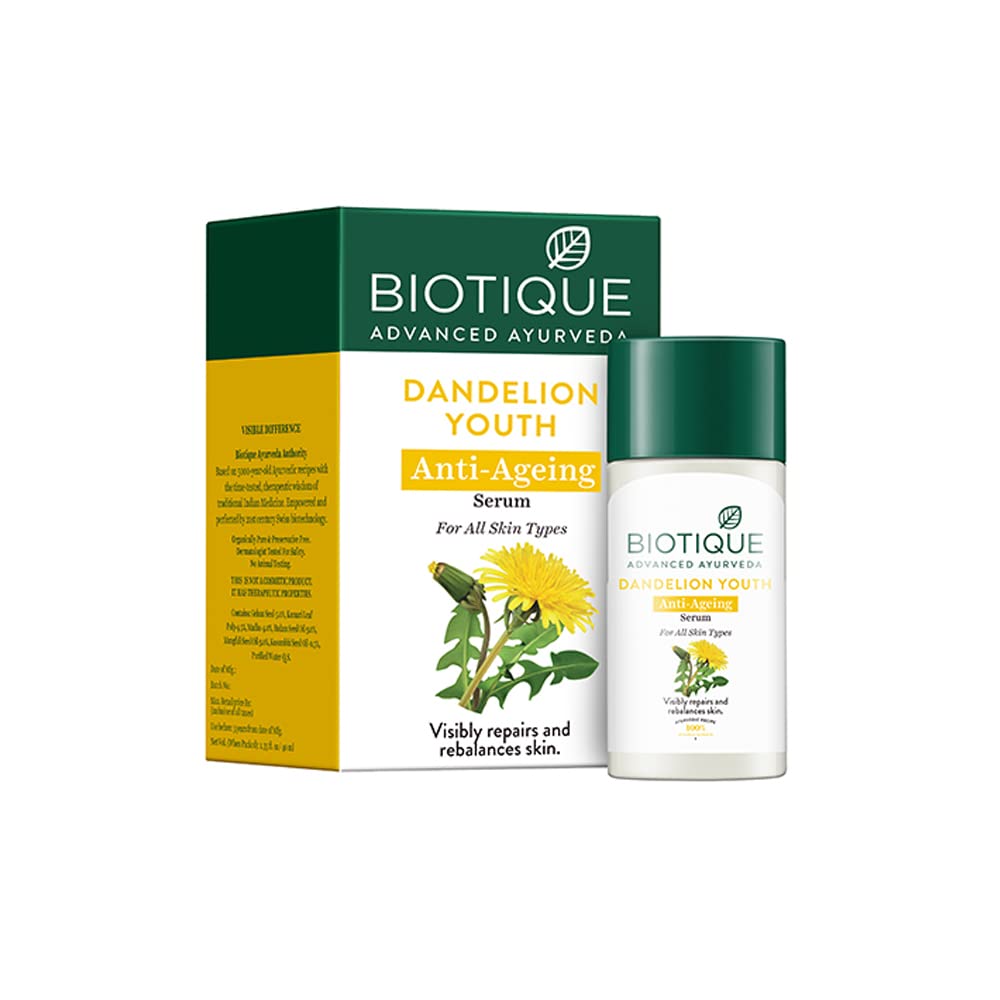 Biotique Dandelion Youth Anti-Ageing Serum  Grab2Buy Biotique Grab2Buy