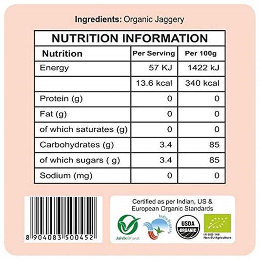 24 Mantra Organic Jaggery, 450 gm