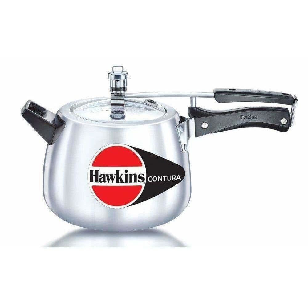 Hawkins Contura Aluminum Pressure Cooker, 3.5 Litres | Grab2Buy