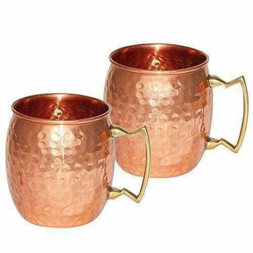 Drinkware Copper Mugs Set of 2 - Grab2buy
