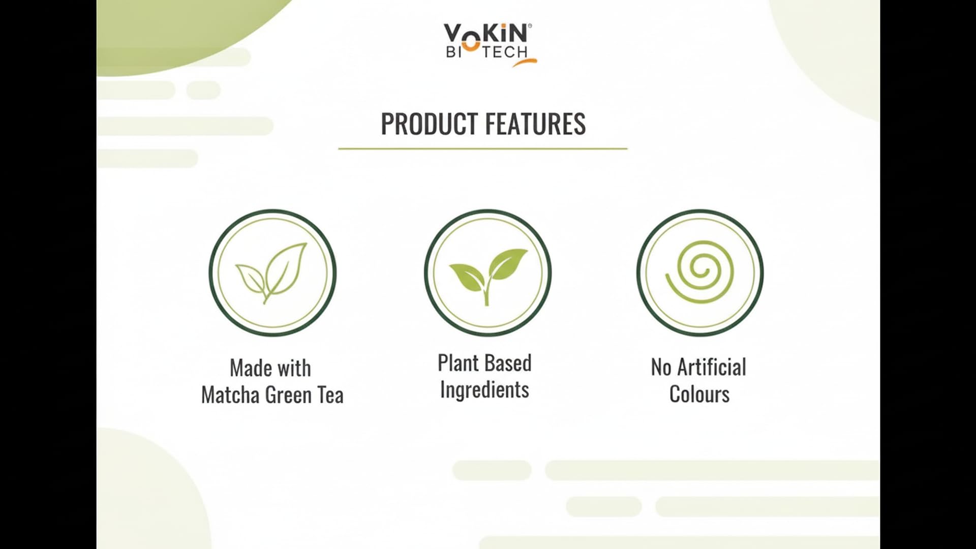 Vokin Biotech Matcha Green Tea Powder Supports Weight Loss Management | Rich In Antioxidants  Grab2Buy Vokin Biotech Grab2Buy