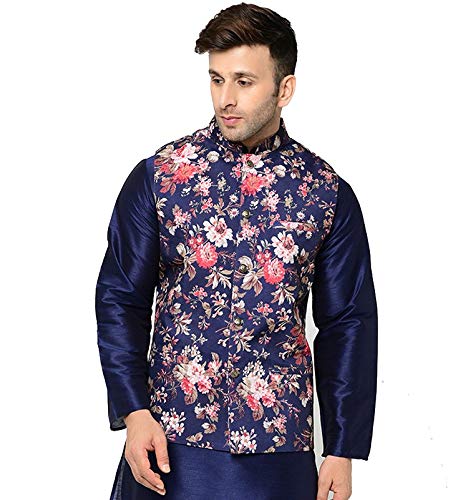 ABH Lifestyle Men's Floral Nehru Jacket