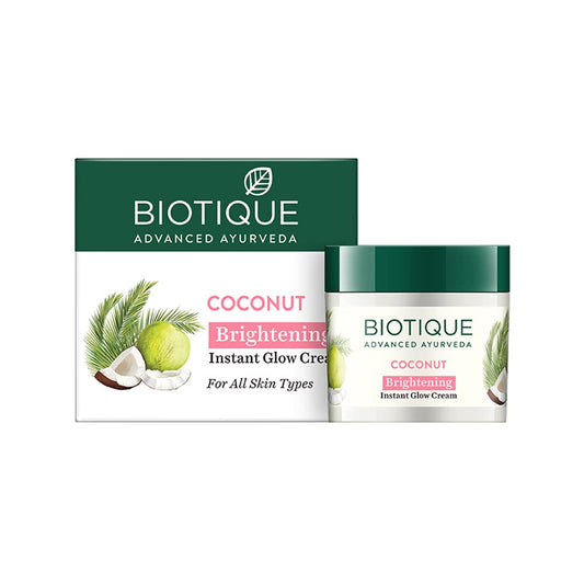 Biotique Advanced Ayurveda Bio Coconut Whitening & Brightening Cream  Grab2Buy Biotique Grab2Buy