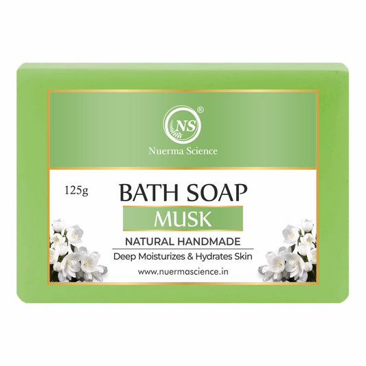 Nuerma Science Musk Bath Soap | Enveloping Fragrance for All-Day Freshness | Swadesiicart